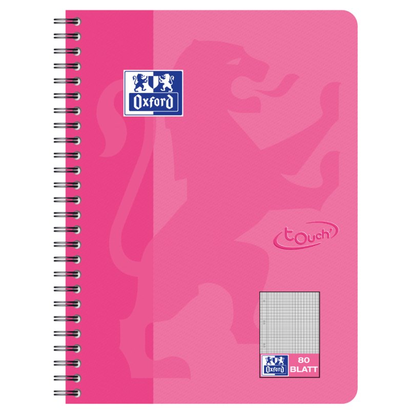 Oxford bloc universitaire Touch, B5, ligné, 80 feuilles